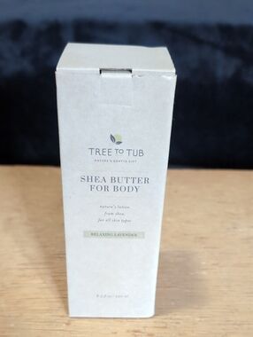 Relaxing Lavender Shea Butter for Body - White